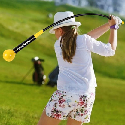 Golf Swing Trainer Aid 48"/40" Warm-Up Stick for Strength Flexibility Tempo Training Golf Practice Aid with Weighted Head Swing Corrector for Men Women