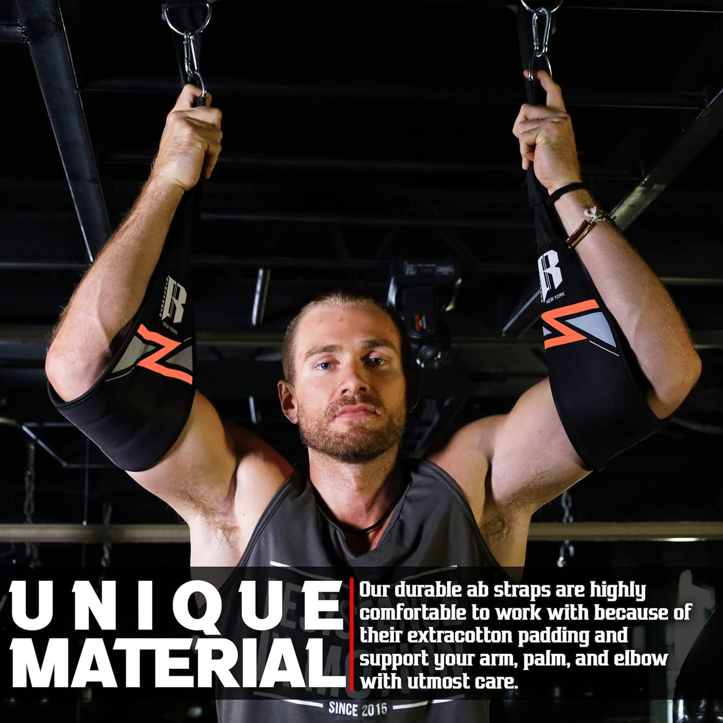 Hanging Ab Strap - Abdominal Sling - Pull up Straps - Sit up Straps - Hanging Bar for Exercise