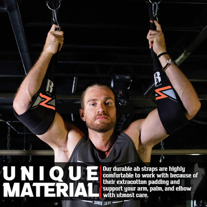 Hanging Ab Strap - Abdominal Sling - Pull up Straps - Sit up Straps - Hanging Bar for Exercise